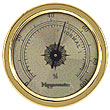 Gold Tone Analog Hygrometer 