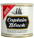 CAPTAIN BLACK PIPE TOBACCO 12 OZ CAN 